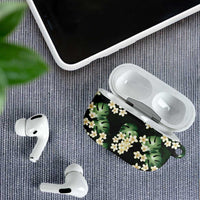 Green Tropical Hawaii AirPods Case Seamless Monstera Plumeria Hawaiian Pattern LT14 - Polynesian Pride
