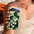 Green Tropical Hawaii 4 in 1 Can Cooler Tumbler Seamless Monstera Plumeria Hawaiian Pattern - Polynesian Pride