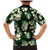 Green Tropical Hawaii Family Matching Mermaid Dress and Hawaiian Shirt Seamless Monstera Plumeria Hawaiian Pattern - Polynesian Pride