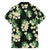 Green Tropical Hawaii Family Matching Off Shoulder Short Dress and Hawaiian Shirt Seamless Monstera Plumeria Hawaiian Pattern - Polynesian Pride