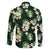 Green Tropical Hawaii Family Matching Off Shoulder Short Dress and Hawaiian Shirt Seamless Monstera Plumeria Hawaiian Pattern - Polynesian Pride