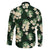 Green Tropical Hawaii Family Matching Short Sleeve Bodycon Dress and Hawaiian Shirt Seamless Monstera Plumeria Hawaiian Pattern - Polynesian Pride