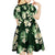 Green Tropical Hawaii Kid Short Sleeve Dress Seamless Monstera Plumeria Hawaiian Pattern - Polynesian Pride