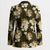 Gold Tropical Hawaii Blazer Seamless Monstera Plumeria Hawaiian Pattern - Polynesian Pride