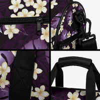 Purple Tropical Hawaii Duffle Bag Seamless Monstera Plumeria Hawaiian Pattern LT14 - Polynesian Pride