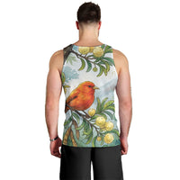 Aloha Hawaii Akepa Koa Tree Watercolor Men Tank Top LT14 - Polynesian Pride