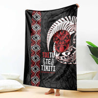 Aotearoa Toitu Te Tiriti Blanket Honour The Treaty Maori Haka LT14 - Polynesian Pride