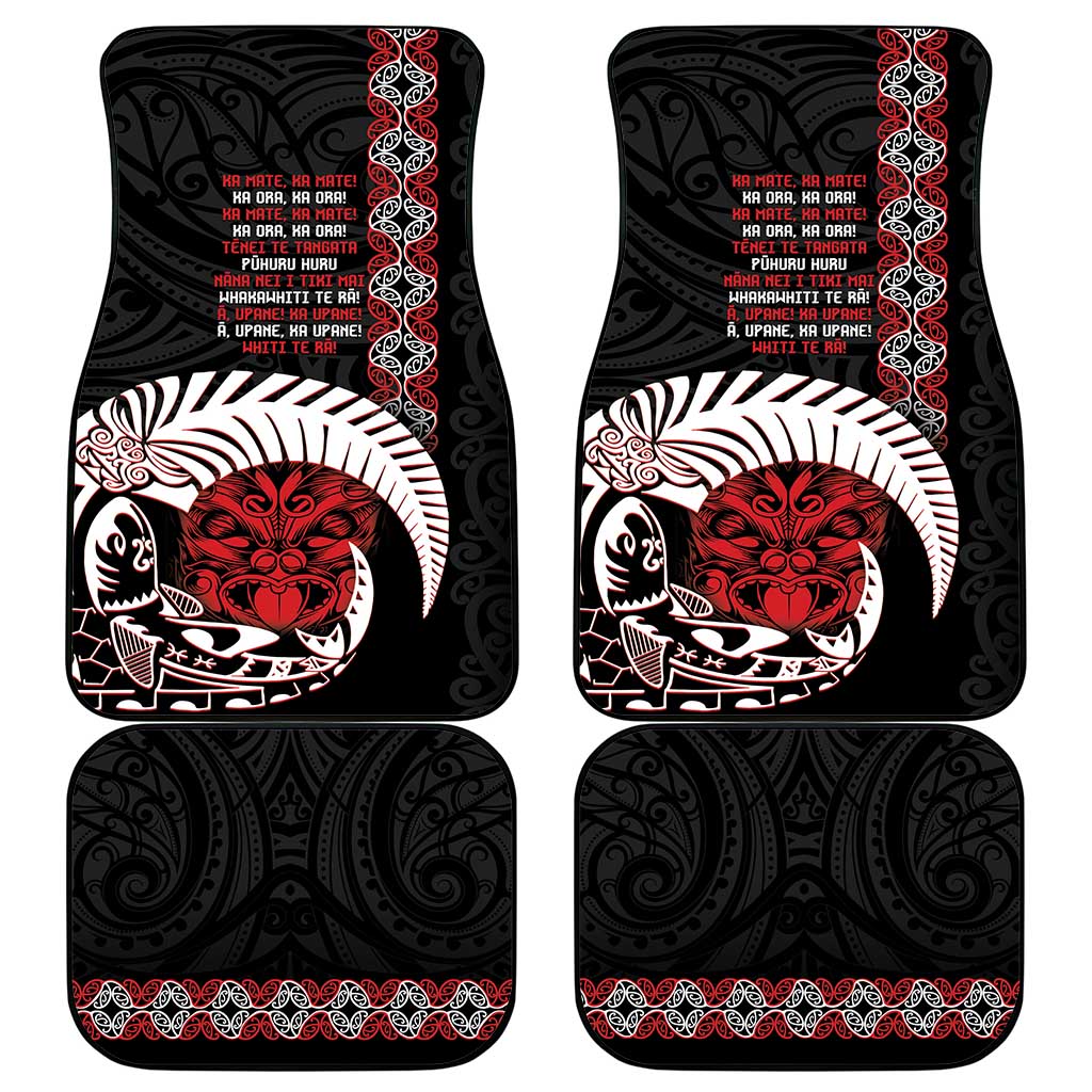 Aotearoa Toitu Te Tiriti Car Mats Honour The Treaty Maori Haka LT14 - Polynesian Pride