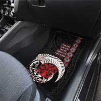 Aotearoa Toitu Te Tiriti Car Mats Honour The Treaty Maori Haka LT14 - Polynesian Pride