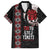 Aotearoa Toitu Te Tiriti Family Matching Off Shoulder Short Dress and Hawaiian Shirt Honour The Treaty Maori Haka
