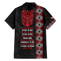 Aotearoa Toitu Te Tiriti Family Matching Off Shoulder Short Dress and Hawaiian Shirt Honour The Treaty Maori Haka