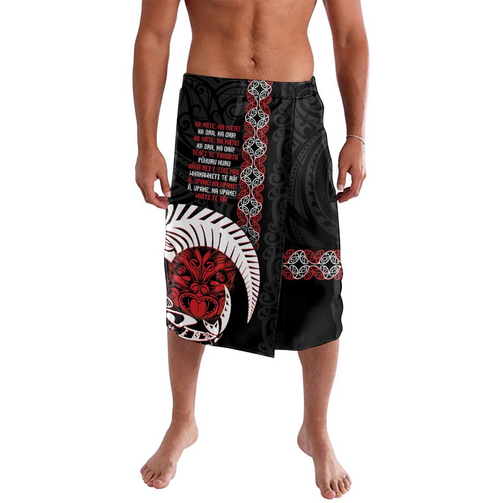 Aotearoa Toitu Te Tiriti Lavalava Honour The Treaty Maori Haka LT14 Black - Polynesian Pride