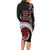 Aotearoa Toitu Te Tiriti Long Sleeve Bodycon Dress Honour The Treaty Maori Haka