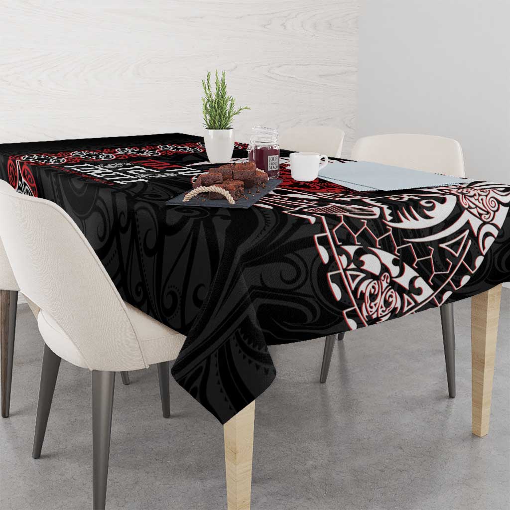 Aotearoa Toitu Te Tiriti Tablecloth Honour The Treaty Maori Haka LT14 - Polynesian Pride