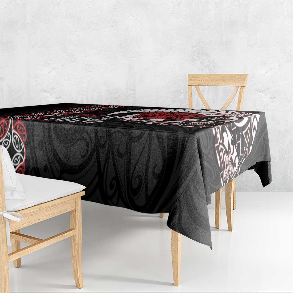 Aotearoa Toitu Te Tiriti Tablecloth Honour The Treaty Maori Haka LT14 - Polynesian Pride