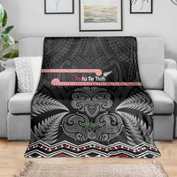 Aotearoa Toitu Te Tiriti Blanket Stand Together! Stand Stronger! - NZ Tiki LT14 - Polynesian Pride