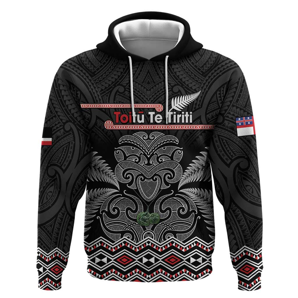 Aotearoa Toitu Te Tiriti Hoodie Stand Together! Stand Stronger! - NZ Tiki