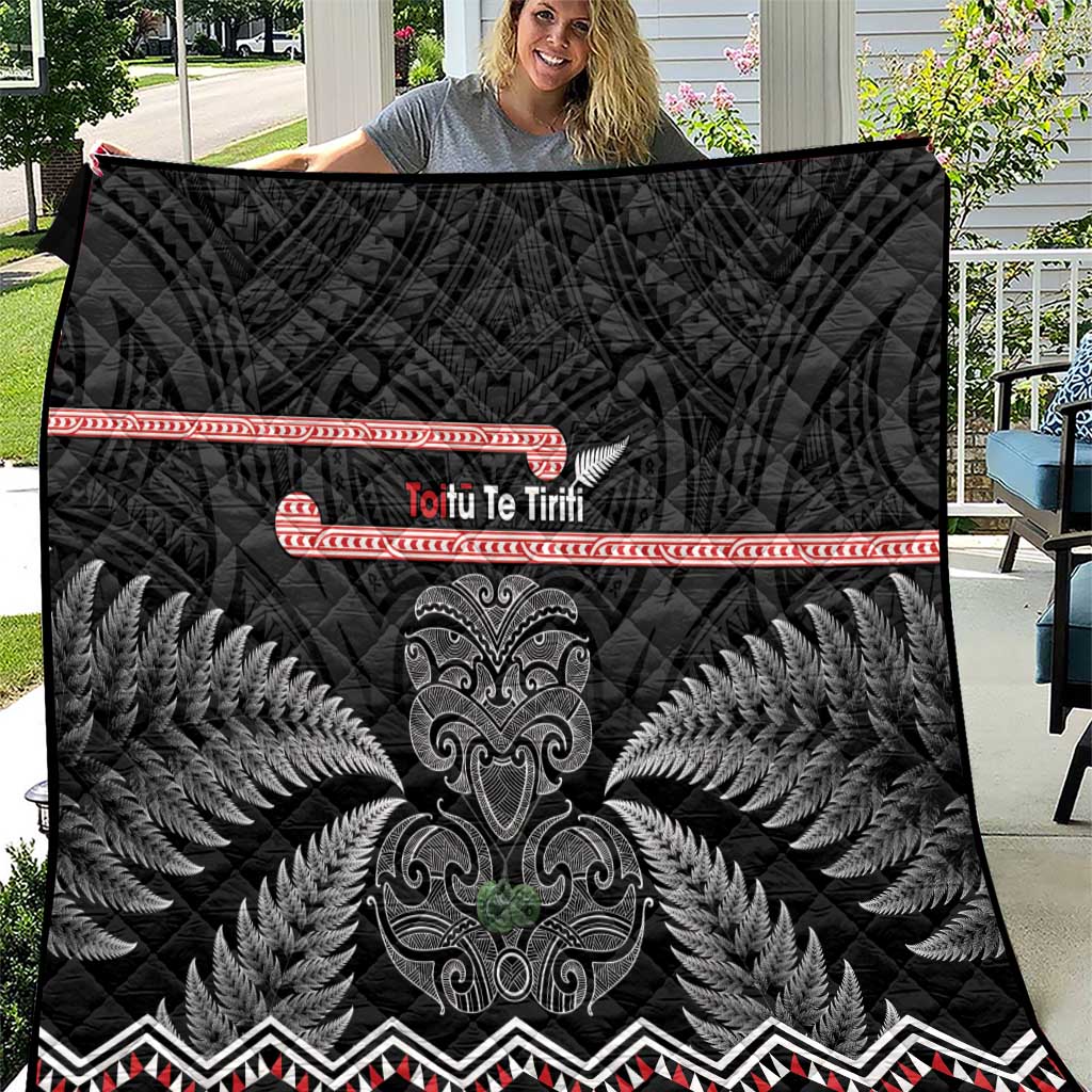 Aotearoa Toitu Te Tiriti Quilt Stand Together! Stand Stronger! - NZ Tiki