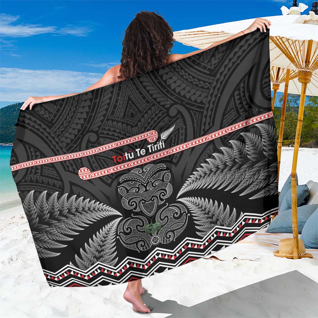 Aotearoa Toitu Te Tiriti Sarong Stand Together! Stand Stronger! - NZ Tiki