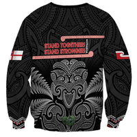 Aotearoa Toitu Te Tiriti Sweatshirt Stand Together! Stand Stronger! - NZ Tiki LT14 - Polynesian Pride