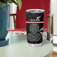 Aotearoa Toitu Te Tiriti Tumbler Cup Stand Together! Stand Stronger! - NZ Tiki LT14 - Polynesian Pride