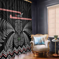 Aotearoa Toitu Te Tiriti Window Curtain Stand Together! Stand Stronger! - NZ Tiki LT14 - Polynesian Pride