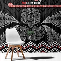 Aotearoa Toitu Te Tiriti Window Curtain Stand Together! Stand Stronger! - NZ Tiki LT14 - Polynesian Pride