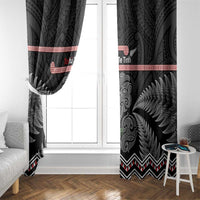 Aotearoa Toitu Te Tiriti Window Curtain Stand Together! Stand Stronger! - NZ Tiki LT14 - Polynesian Pride