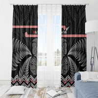 Aotearoa Toitu Te Tiriti Window Curtain Stand Together! Stand Stronger! - NZ Tiki LT14 - Polynesian Pride