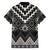 Black Taniko Aotearoa Hawaiian Shirt Niho Taniwha Mix Poutama