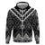 Black Taniko Aotearoa Hoodie Niho Taniwha Mix Poutama