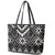 Black Taniko Aotearoa Leather Tote Bag Niho Taniwha Mix Poutama