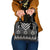 Black Taniko Aotearoa Shoulder Handbag Niho Taniwha Mix Poutama