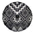 Black Taniko Aotearoa Spare Tire Cover Niho Taniwha Mix Poutama