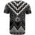 Black Taniko Aotearoa T Shirt Niho Taniwha Mix Poutama