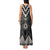 Black Taniko Aotearoa Tank Maxi Dress Niho Taniwha Mix Poutama LT14