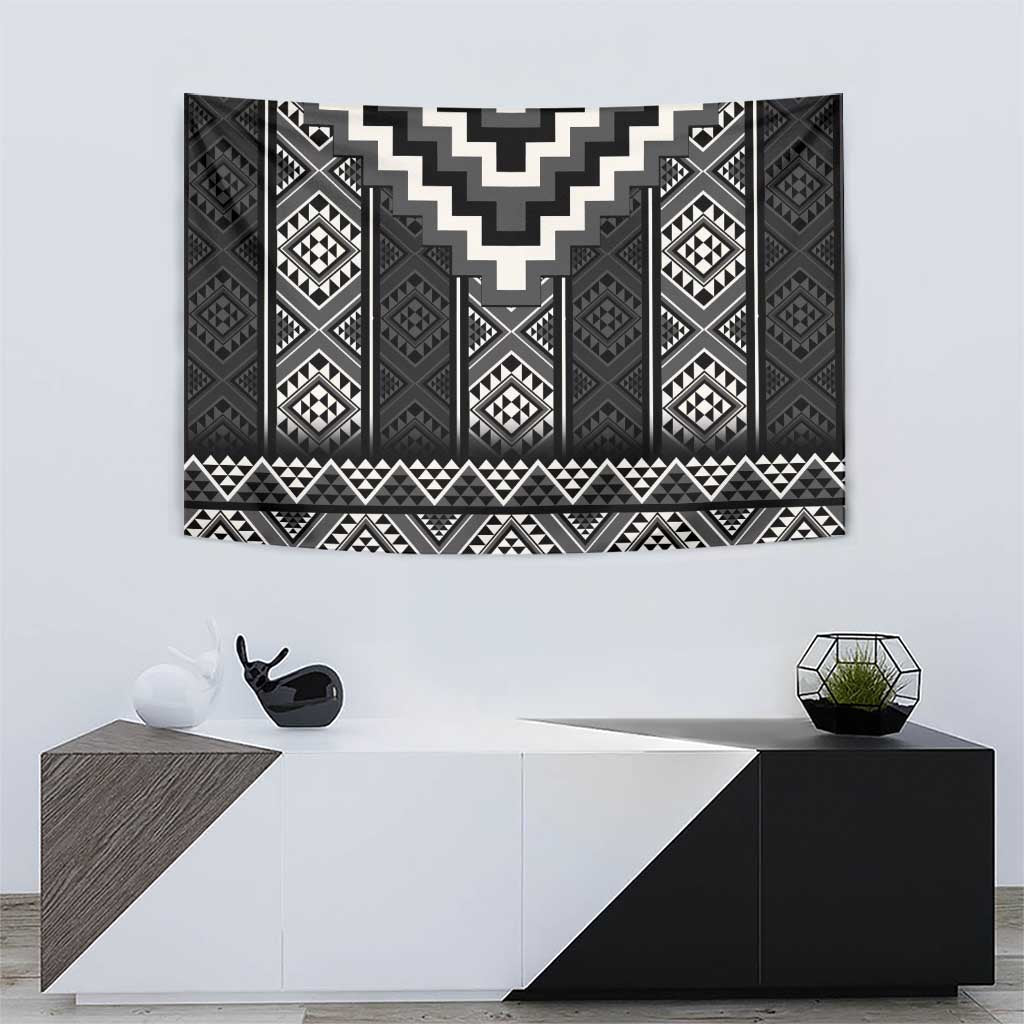 Black Taniko Aotearoa Tapestry Niho Taniwha Mix Poutama LT14