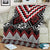 Red Taniko Aotearoa Blanket Niho Taniwha Mix Poutama