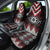 Red Taniko Aotearoa Car Seat Cover Niho Taniwha Mix Poutama