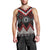 Red Taniko Aotearoa Men Tank Top Niho Taniwha Mix Poutama