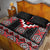 Red Taniko Aotearoa Quilt Bed Set Niho Taniwha Mix Poutama LT14