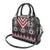 Red Taniko Aotearoa Shoulder Handbag Niho Taniwha Mix Poutama