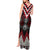 Red Taniko Aotearoa Tank Maxi Dress Niho Taniwha Mix Poutama