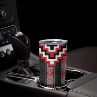 Red Taniko Aotearoa Tumbler Cup Niho Taniwha Mix Poutama LT14 - Polynesian Pride