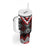 Red Taniko Aotearoa Tumbler With Handle Niho Taniwha Mix Poutama