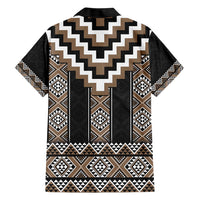 Brown Taniko Aotearoa Hawaiian Shirt Niho Taniwha Mix Poutama LT14 - Polynesian Pride