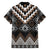 Brown Taniko Aotearoa Hawaiian Shirt Niho Taniwha Mix Poutama