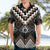 Brown Taniko Aotearoa Hawaiian Shirt Niho Taniwha Mix Poutama