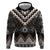 Brown Taniko Aotearoa Hoodie Niho Taniwha Mix Poutama