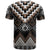 Brown Taniko Aotearoa T Shirt Niho Taniwha Mix Poutama